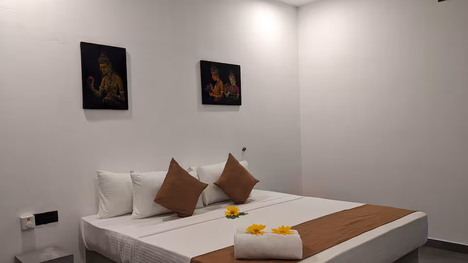 Mayon Beach Villa Brown bedroom setup 4